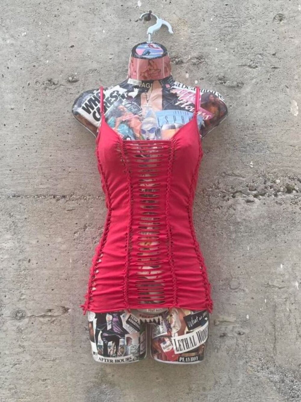 pheonix red slitweave cami